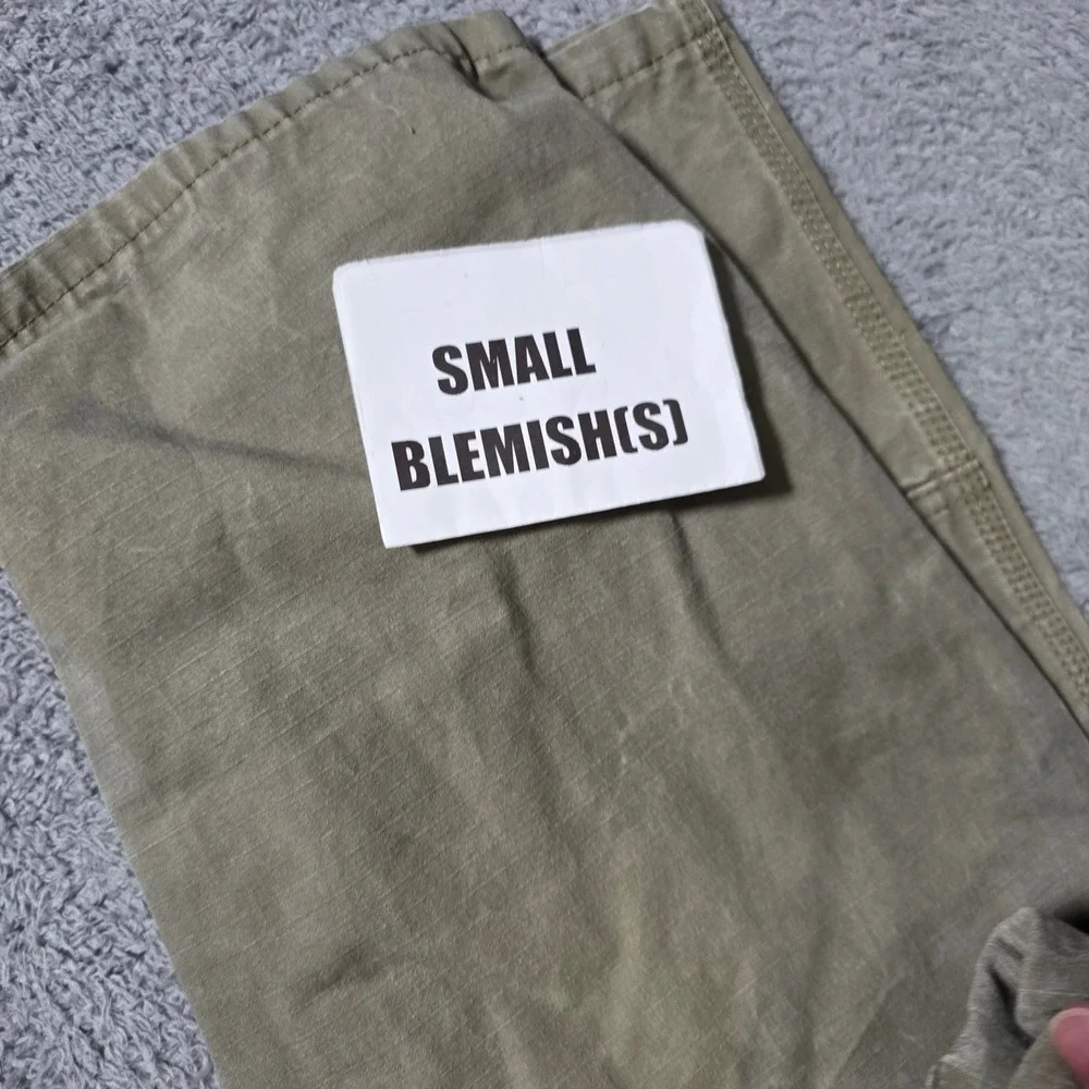 Wrangler Mens 36x30 RIGGS Workwear Cargo Pants Khaki Green Ripstop 3W060BR